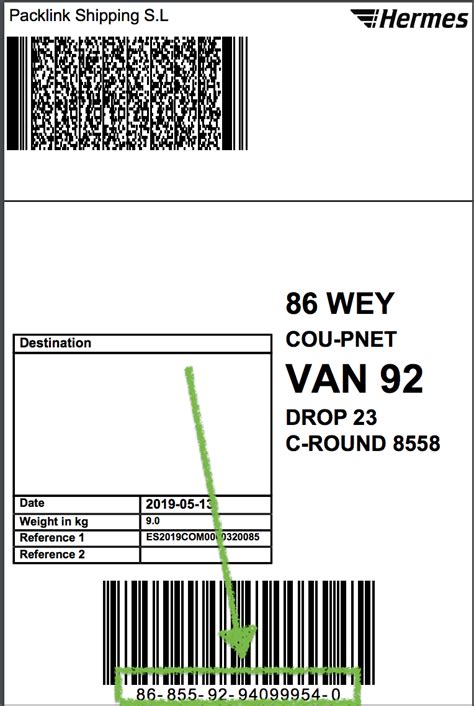 hermes order confirmation|Hermes return label.